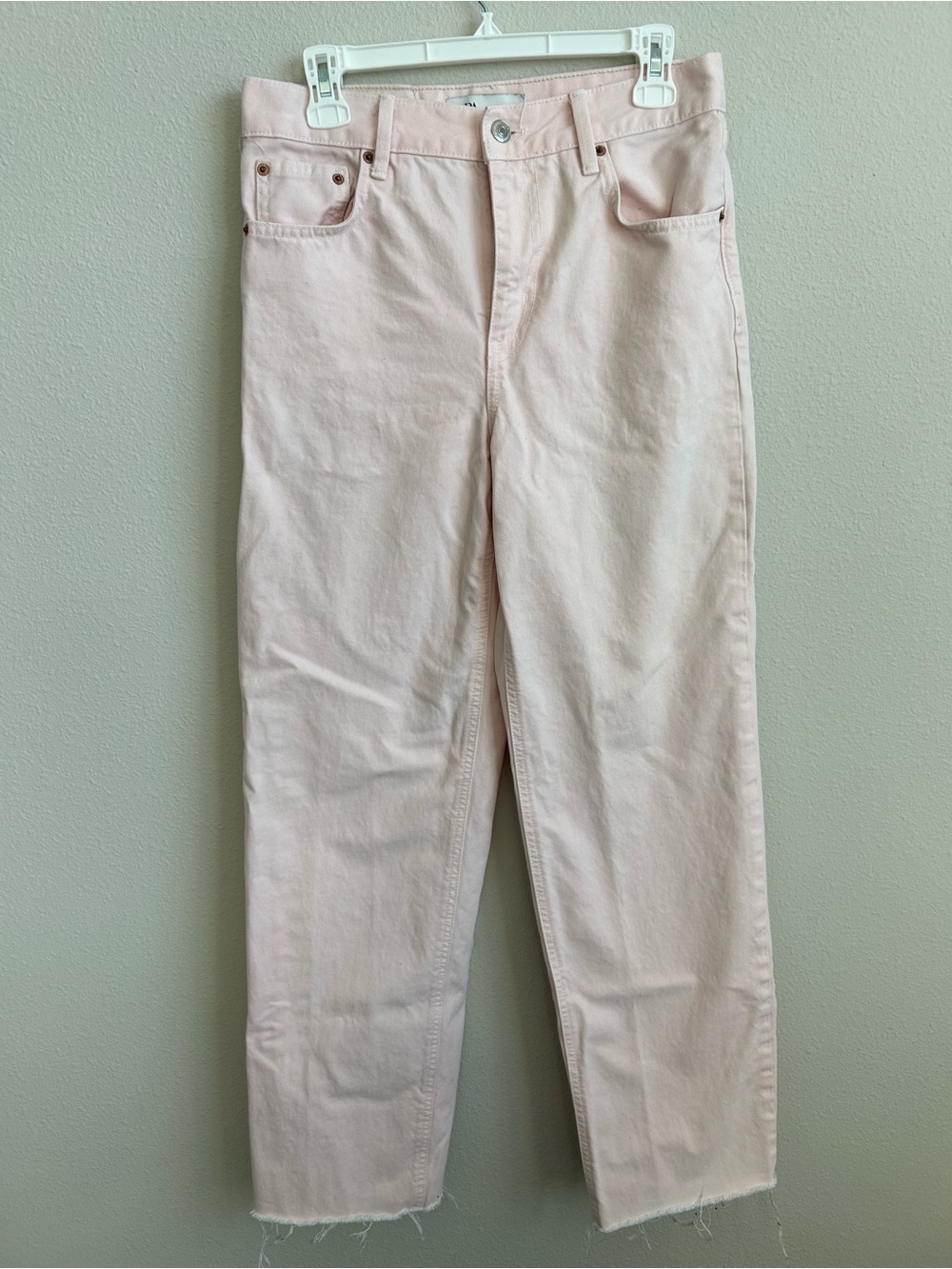 Zara Light Pink The New Daddy Style Straight Jeans